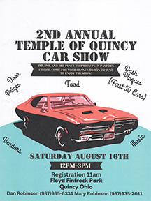 2nd Annual Temple of Quincy Car Show icon