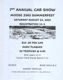 7th Annual Car Show - Moose Summerfest icon