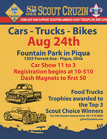 8th Annual Scout Cruizin - Piqua, Ohio - August 24, 2025 icon